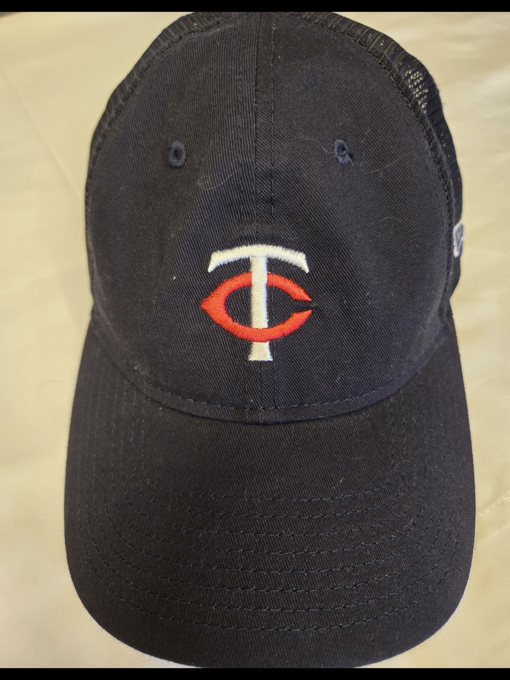 Minnesota Twins Black Embroidered Logo Baseball Cap